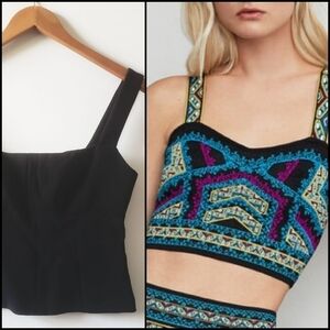 𝅺NEW! BCBGMAXAZRIA Solid Black Crop Top 2.